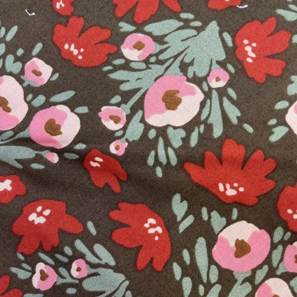 Boots & Barkley 2 Pack Matching Pet Bandanas Brown Floral Dog Cat NEW‎